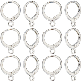 50 шт. латунные серьги с рычагом, с петлей