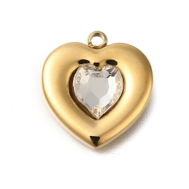 Ионное покрытие (ip) 304 подвески из нержавеющей стали, ручная полировка, сердце прелести