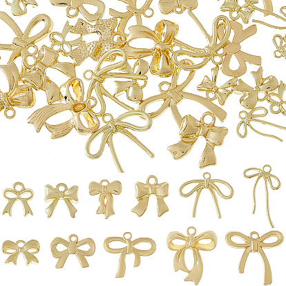 44шт 11 подвески из сплава с гальванопокрытием, бантом