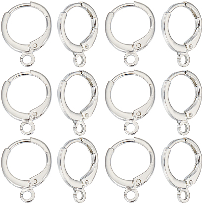 50 шт. латунные серьги с рычагом, с петлей