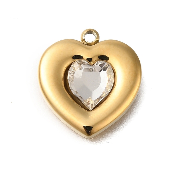 Ионное покрытие (ip) 304 подвески из нержавеющей стали, ручная полировка, сердце прелести