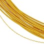50g Round Copper Wire Gimp Wire, Flexible Coil Wire, French Wire for Embroidery Projects and Jewelry Making
