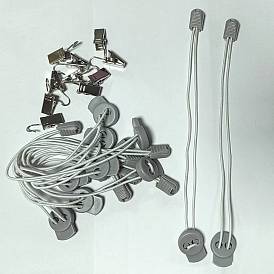 Clips de resina y hierro, para herramienta de costura