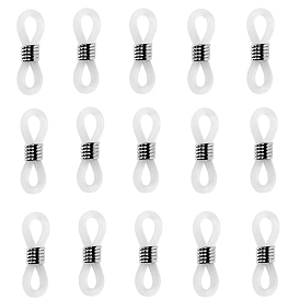 100держатели для очков, очки концы резиновой петли, с железной фурнитурой