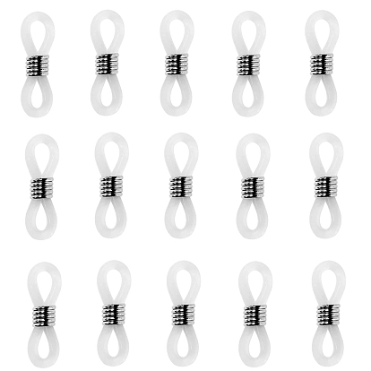 100держатели для очков, очки концы резиновой петли, с железной фурнитурой