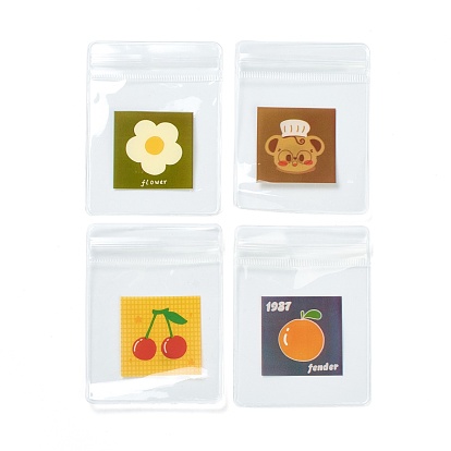 Rectangle Plastic Zip Top Candy Bag, Storage Bags, Self Seal Bag, Top Seal