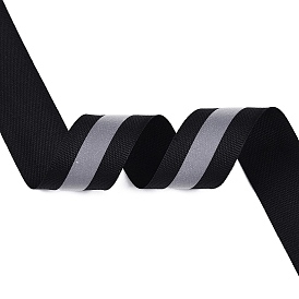 Полиэфирная полосатая лента, светоотражающая полоса, для изготовления одежды