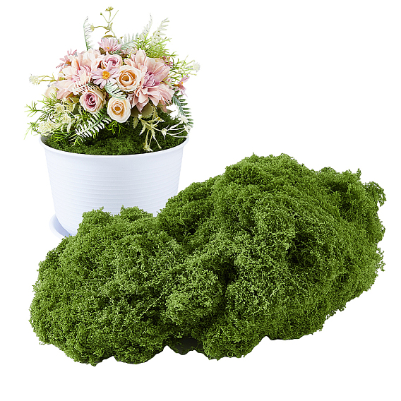 Искусственный мох из полиэстера, микросцена садовое украшение, аксессуары для реквизита для фотосъемки