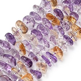 Природные Аметрин бисер нитей, самородки, с бисером, класс А