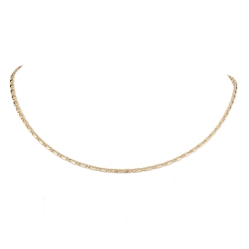 Brass Twisted Link Chain Necklace Making, with 304 Stainless Steel Lobster Claw Clasps