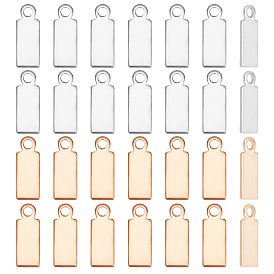 Вакуумное покрытие pvd 304 подвесной наконечник из нержавеющей стали, штамповка бланков, прямоугольные