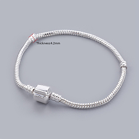 Латуни европейские браслеты стиль делает, с медными застежками, Застежка без логотипа