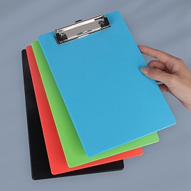 Plastic A5 Clipboards, with Metal Clips, for Office, Hospital, Rectangle