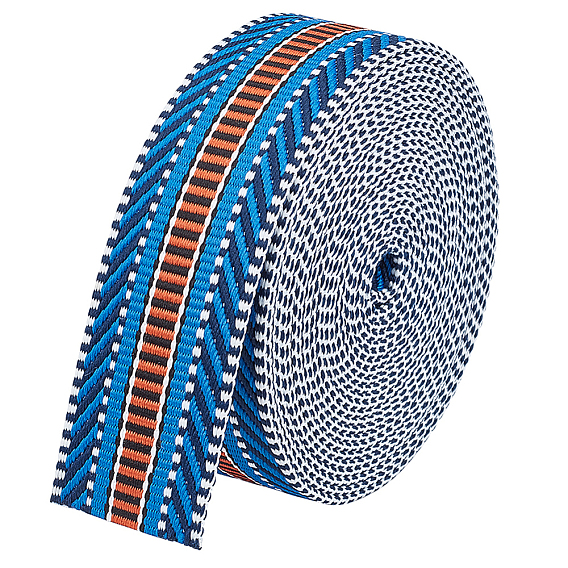 5 ярдов полиэстеровых жаккардовых полосатых лент в этническом стиле, аксессуары для одежды