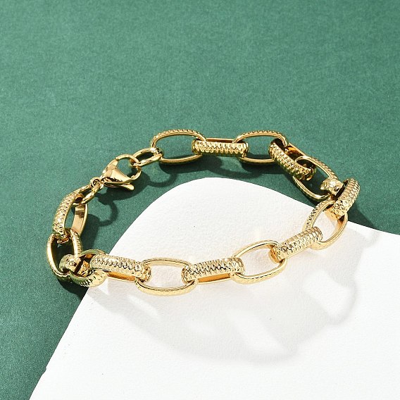 304 женские браслеты-цепочки из нержавеющей стали, вакуумное покрытие pvd