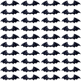 40шт. украшения в виде крыльев дьявола из искусственной кожи, крылья с тиснением из ткани, ремесленные крылья, для детской одежды своими руками, аксессуары для волос