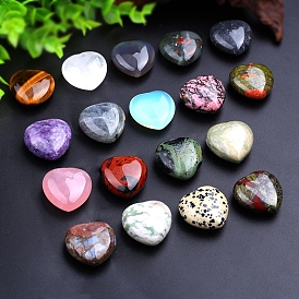 Piedra preciosa corazón palma piedra, herramientas de masaje, piedra de bolsillo para la meditación de equilibrio de energía