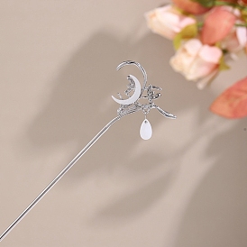 Moon Alloy Hair Sticks, Hair Accessories for Women & Girls