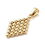 Golden Plated 304 Stainless Steel Pendants, Bubble Charms