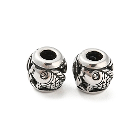 316 Surgical Stainless Steel  Beads, Fish