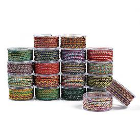 Braided Nylon Cord, for Jewelry Making, Round