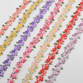 Blumen-Polyester-Besatzband, für Vorhangspitzenbesätze