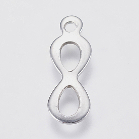 201 Stainless Steel Pendants, Infinity