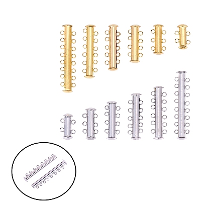 Brass Slide Lock Clasps