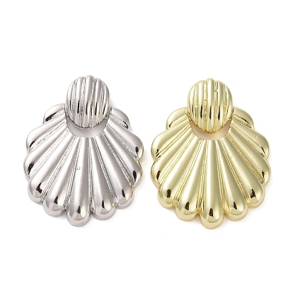 Brass Pendants, Cadmium Free & Lead Free, Shell