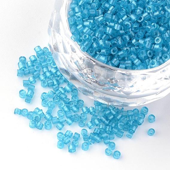 Baking Paint Glass Bugle Beads, Matte Style