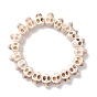 Halloween Synthetic Magnesite Skull Beaded Stretch Bracelets for Women