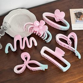 Cellulose Acetate & Iron Claw Hair Clips, Hair Accessories for Women & Girls