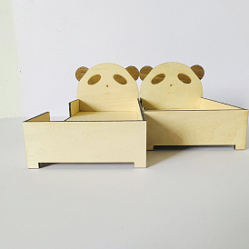 Кукольный домик миниатюрная мебель детский игровой домик аксессуары 1:12 спальня сцена игрушка реквизит для стрельбы милый медведь, аксессуары для кукольного домика с микро-ландшафтом, притворяясь опорными украшениями