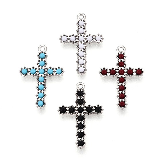 Подвески сплава cmолы, крестик, без кадмия, без никеля и без свинца