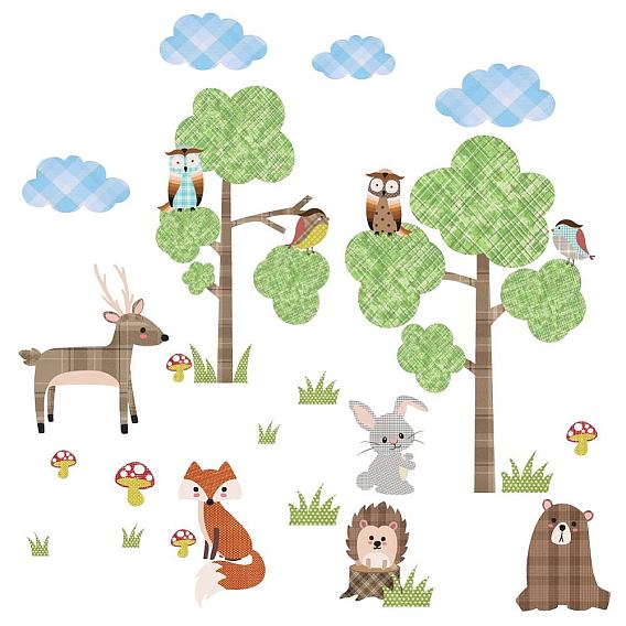 Наклейки на стену из пвх, отделка стен