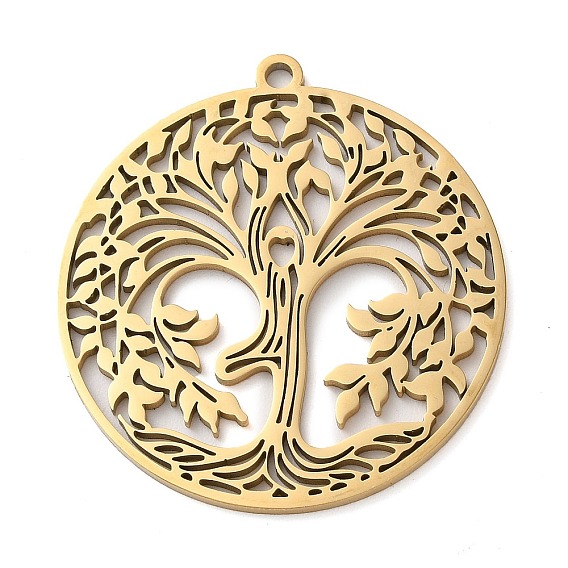 304 Stainless Steel Pendants,  Tree of Life Charms