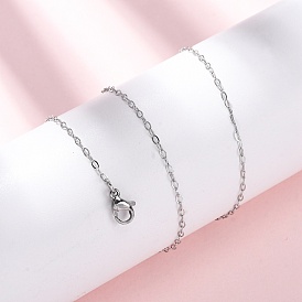 1.5мм 304 ожерелья из нержавеющей стали с цепочкой, не тускнеет