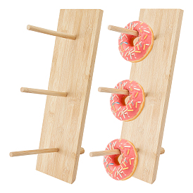 Деревянная стойка для пончиков, прямоугольные