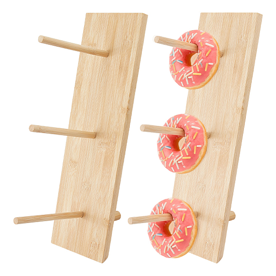 Деревянная стойка для пончиков, прямоугольные