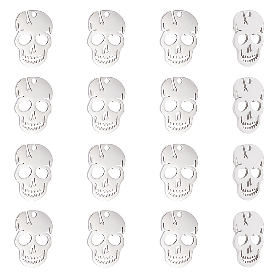 304 прелести нержавеющей стали, лазерная резка, ручная полировка, череп