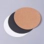 Blank Kraft Cards, Round Art Paint Kraft Board, for Mandala Painting DIY Coasters Painting Writing and Decorations