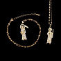 Винтажное масляное медное позолоченное золотое ожерелье с кулоном «Мрачный жнец Иисус», ожерелье унисекс, дизайн воротника