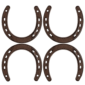 4шт. чугунные настенные украшения в форме подковы, домашнего декора