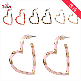 Heart-shaped earrings with fashion love earrings accessories 52354
