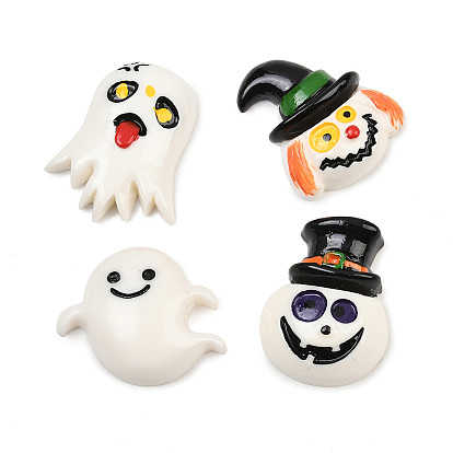 Cabujones de resina decoden de Halloween, fantasma