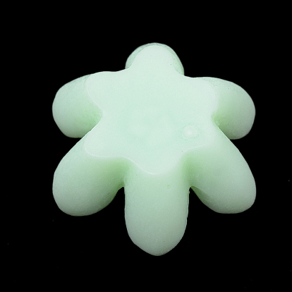 Opaque Resin Cabochons, Flower