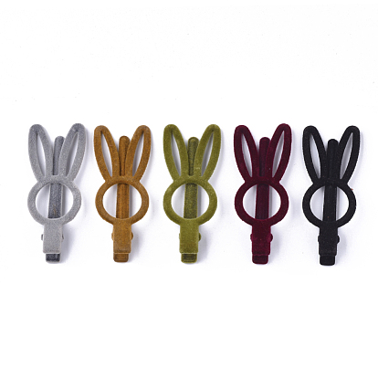 Заколки для волос из шерсти аллигатора, кролика головы