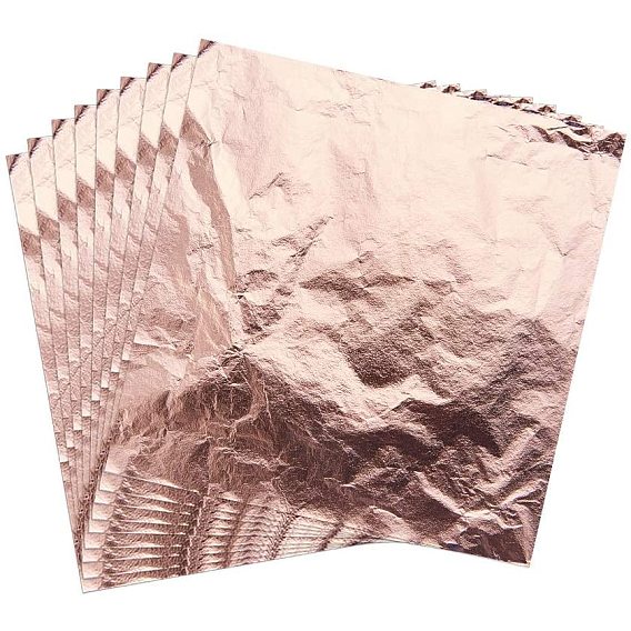 Латунная фольга, позолота, квадратный