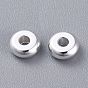 201 Stainless Steel Spacer Beads, Flat Round