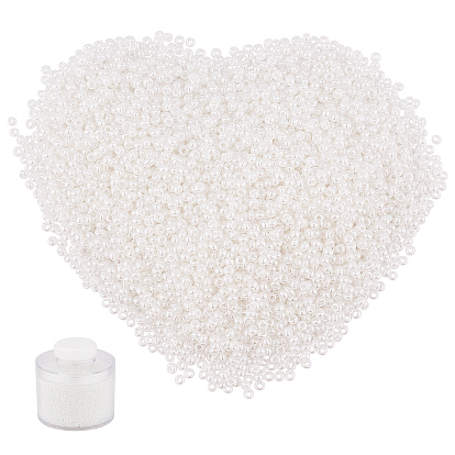 12/0 Grade A Ceylon Round Glass Seed Beads